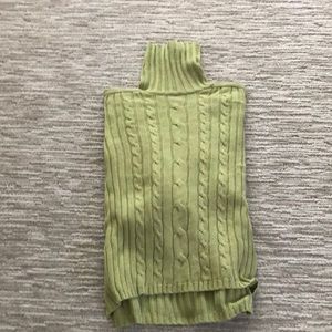 Turtleneck sweater. Worn several times. Need to freshen up closet.